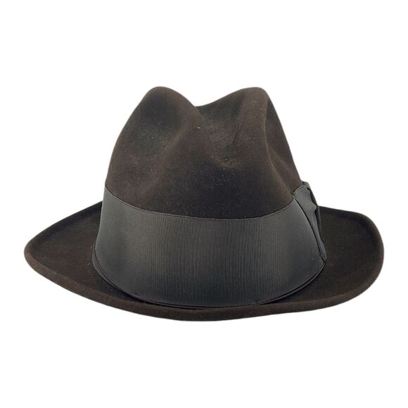 Champ Kasmir Finish Fedora Hat Brown Western Hills McAlpins Gentlemens Corner 7 - Picture 2 of 11